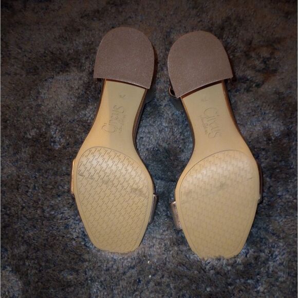 🆕🔥Circus NY Elizabeth Ankle Strap Block Heel Sandals - Picture 10 of 11